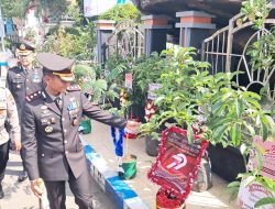 Dukung Ketahanan Pangan Ratusan Bibit Tanaman Produktif Jadi Ucapan Selamat Hari Bhayangkara ke -79 di Ponorogo