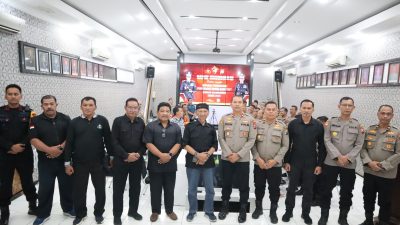 Jelang Pengesahan Warga Baru PSHT, Polres Bojonegoro Gelar Rakor Pengamanan