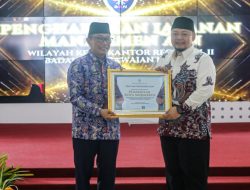 Pemkot Mojokerto Raih Penghargaan dari BKN RI Atas Komitmen Penuntasan Disparitas Data