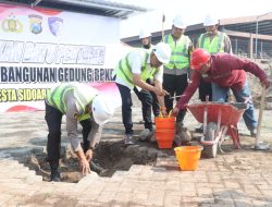 Peletakan Batu Pertama Tandai Dimulainya Pembangunan Gedung BPKB Polresta Sidoarjo