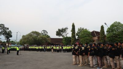 Pengamanan Pengesahan Calon Warga PSHT Parluh 2017, 333 Personel Diterjunkan di Wonogiri