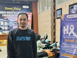 Peringati HANI 2025, BNNK Sidoarjo Gelar Senam Bersinar dan Donor Darah