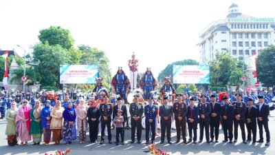 Perum Perhutani KPH Lawu Ds Hadiri Upacara Hari Bhayangkara Ke-79, Jalin Sinergitas