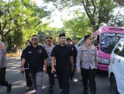 Polres Bojonegoro Kawal Keberangkatan Ratusan Warga Baru IKSPI Kera Sakti ke Padepokan Pusat Madiun
