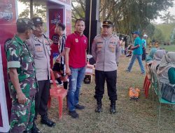 Polres Wonogiri Amankan Pembukaan Turnamen Sepak Bola Camat Cup 2 Tahun 2025