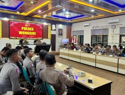 Polres Wonogiri Ikuti Latihan Pra Operasi Patuh Candi 2025 Lewat Zoom Meeting