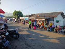 Polres Wonogiri Jaga Ketertiban dan Kelancaran Lalu Lintas di Pasaran Legi Jatiroto