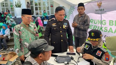 Polresta Sidoarjo Gelar Bakti Sosial dan Pemeriksaan Kesehatan Gratis Usai Upacara Hari Bhayangkara ke-79