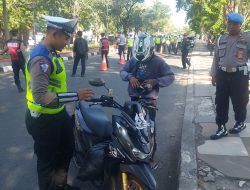 Satgas Operasi Patuh Polda Jateng Gelar Razia di Jalan Pamularsih, Pelanggaran Berat Ditilang