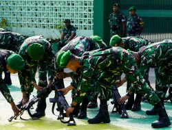 Tim Waslakgiat Kodiklat Angkatan Darat Pantau Permildas Kodim Bojonegoro