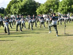 Tingkatkan Kemampuan Beladiri, Anggota Kodim Ponorogo Gelar Latihan PSM