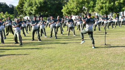 Tingkatkan Kemampuan Beladiri, Anggota Kodim Ponorogo Gelar Latihan PSM