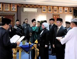 Bupati H. Hamartoni Ahadis Lantik 17 Pejabat Pimpinan Tinggi Pratama Pemkab Lampung Utara