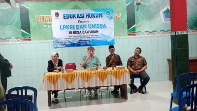 DPC LPK-RI Kabupaten Blitar Gelar Edukasi Hukum Bersama Unisba di Desa Dawuhan