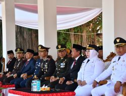 Dandim Ponorogo Ikuti Upacara Pengibaran Bendera Detik – Detik Proklamasi Peringatan ke- 80 Kemerdekaan RI Tahun 2025