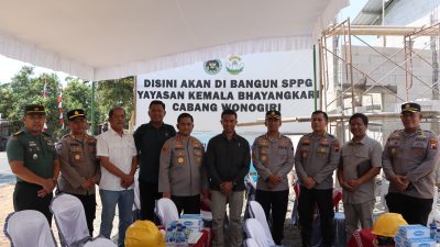 Dukung Ketahanan Pangan, Polda Jateng Tinjau Lahan Jagung dan Asistensi Pembangunan SPPG di Wonogiri