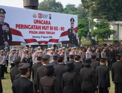 Polda Jateng Gelar Upacara Peringatan HUT RI ke-80