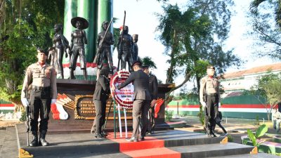 HUT ke-80 Kemerdekaan RI, Dandim Ponorogo Ikuti Ziarah Nasional dan Pemberian Remisi para Napi