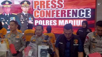 Jaringan Pengedar Narkoba Jenis Sabu, Berhasil Diringkus Satresnarkoba Polres Madiun