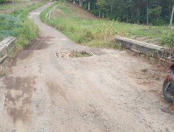 Jembatan Penghubung Antar Desa di Hulu Sungkai Lampung Utara Jebol, Warga Mengharapkan Perhatian Pemerintah