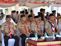Kasdim Ponorogo Hadiri Apel Besar Gerakan Pramuka Kwarcab Ponorogo