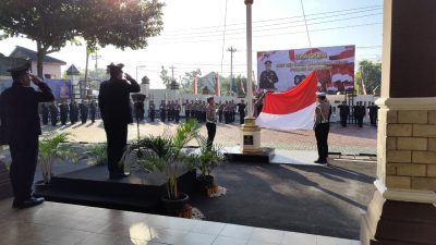 Khidmat, Polres Wonogiri Gelar Upacara HUT RI ke-80 di Mapolres