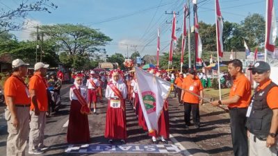 Lomba Gerak Jalan Pelajar se-Kecamatan Ajung Kabupaten Jember Tahun 2025