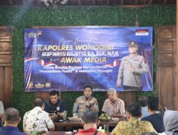 Ngopi Bareng Kapolres AKBP Wahyu Sulistyo, Perkuat Sinergi Polres dan Media Demi Wonogiri Kondusif
