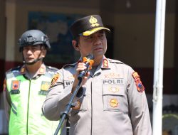 Polres Wonogiri Adakan Simulasi Hadapi Demo Anarkis, Kapolres AKBP Wahyu Sulistyo: Massa Bukan Musuh, Mereka Saudara Kita