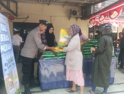 Polsek Krian Gelar Bazar Beras Murah, Warga Antusias Menyambut