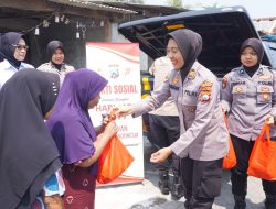 Polwan Polresta Sidoarjo Gelar Bakti Sosial Peringati Hari Jadi Polwan RI ke-77