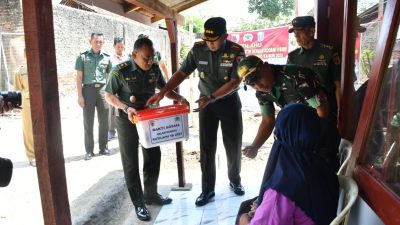 Program GPM dan RTLH Kodim Ponorogo Ditinjau Danrem 081/Dsj