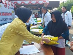 Satgas Pangan Polda Jateng Gelar Gerakan Pangan Murah, Warga Antusias Dapat Beras Murah