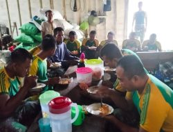 Selama Sebulan, Satgas TMMD 125 Bojonegoro Makan Bareng Warga