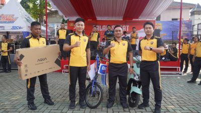 Semarakkan HUT RI ke-80, Kapolres Wonogiri Pimpin Olahraga Bersama