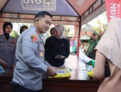 Stabilkan Harga Beras, Polres Wonogiri Gandeng Bulog Gelar Gerakan Pangan Murah di Pracimantoro