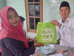 Anggota DPRD Kabupaten Mojokerto Fraksi PKB H. Edi Ikhwanto Gelar Pasar Murah PKB Saat Reses