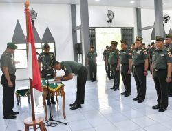 Dandim Ponorogo Pimpin Acara Laporan Coprs Serah Terima Jabatan Perwira Kodim 0802