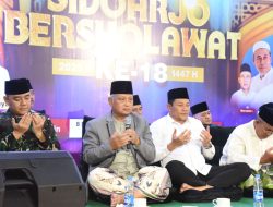 Ribuan Warga Padati Masjid Agung Hadiri Sidoarjo Bersholawat ke-18, Bupati Subandi Ajak Jaga Persatuan dan Kerukunan