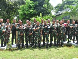 Danbrigif 9/DY/2 Kostrad Resmikan Taman Rekreasi Kantor Provos Serta Penanaman Bibit Buah-buahan