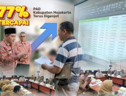 Proyeksi Realisasi PAD Kabupaten Mojokerto Triwulan III 2025 Mencapai 77 Persen