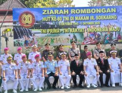 Jelang HUT ke-80 TNI, Dankodiklatal Pimpin Ziarah Nasional di Makam Bung Karno Tekankan Patriotisme Prajurit