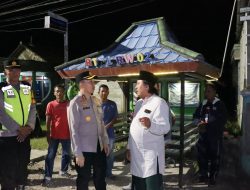 Kapolres Bojonegoro Pimpin Patroli Gabungan, Ajak Warga Aktifkan Poskamling