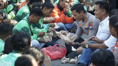 Polres Ponorogo Kembali Gelar Baksos, Apresiasi Tukang Becak dan Ojol Solid Jaga Kambtimas