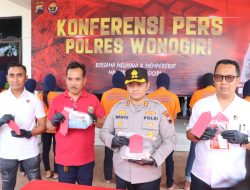 Polres Wonogiri Ungkap 4 Kasus Pencurian Dalam Satu Bulan