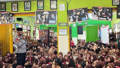 Polsek Taman Sosialisasikan Gerakan Anti Bullying di SDN Kramat Jegu 2