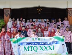 Walikota Ning Ita Berangkatkan Kafilah MTQ Kota Mojokerto, Titip Pesan Jaga Kesehatan dan Hafalan