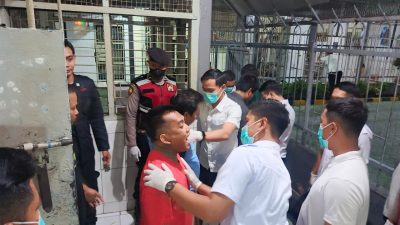 Lapas Kelas IIA Sidoarjo Gelar Razia Gabungan Bersama Aparat Penegak Hukum