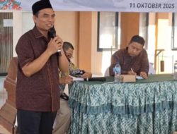 Wakil Ketua DPRD Kabupaten Mojokerto H. Khoirul Amin Menjadi Nara Sumber Sosialisasi Wasbang di Pendopo Kecamatan Mojoanyar