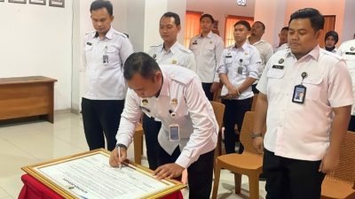 Lapas Kelas IIA Sidoarjo Ikuti Penandatanganan Komitmen Bersama Pemberantasan Narkoba, Handphone dan Barang Terlarang